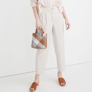 MADEWELL Linen-Blend Track Trousers